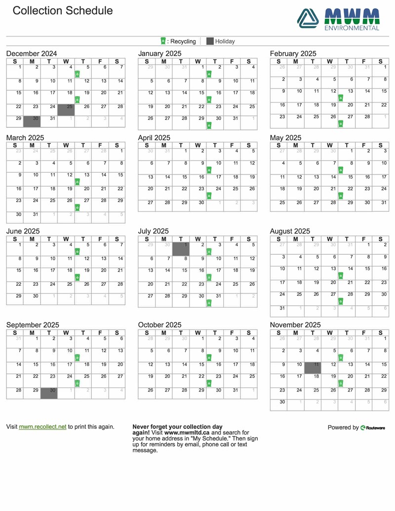 2025_Recycling_Calendar