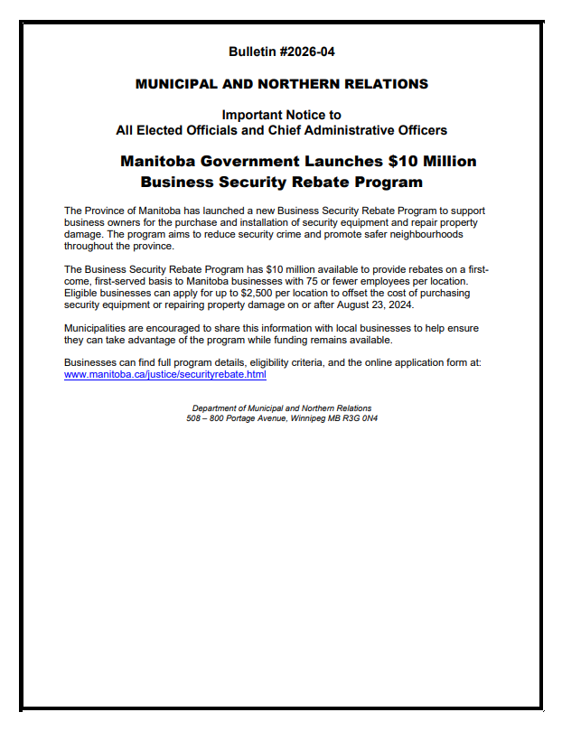 Business Security Rebate Program